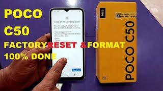 Poco C50 Factory Reset & format & Eassy Trick ! without Pc