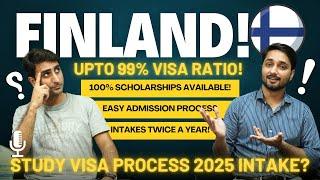 Study In Finland 2025 Intake Spring & Fall Intake | 100% Scholarships In Finland 2025 | Finland Visa