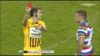 Saints v Wigan - Michael McIlorum Red Card