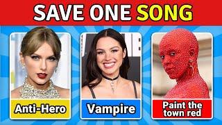 SAVE ONE SONG - Most Popular Songs EVER  | Music Quiz