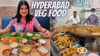 Hyderabad Food (Part 2) | Best Veg Food | Chutneys, Gokul Chat, Cafe Bahar & More