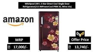 Whirlpool 200 L 3 Star Direct Cool Single Door Refrigerator(215 IMPowerCool PRM 3S, Wine Iris)