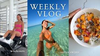 weekly vlog: paddle boarding, small biz BTS, workout classes, grocery hauls, etc.