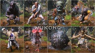 Black Myth: Wukong All Spirit Skills Abilities Showcase