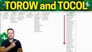 Excel TOROW and TOCOL Function to Solve Real Tasks | Append Formulas in Excel