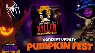 PUMPKIN FEST UPDATE! |CONCEPT| Mi Sobrevive al asesino | My Survive The Killer Roblox