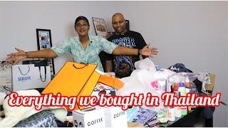 Shopping crazy Thailand haul || Everything we bought || Super cheap shopping || SA YouTuber