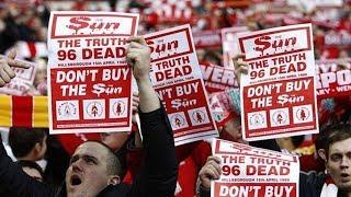 WHY DO FOOTBALL FANS BOYCOTT THE SUN NEWSPAPER?