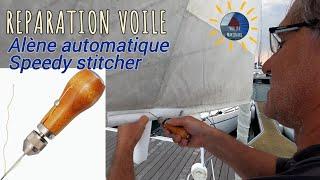 Alène automatique Speedy stitcher - réparation génois @VoilierMartineke