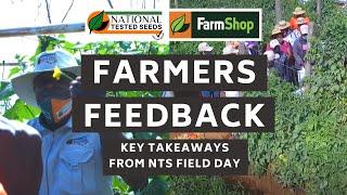 Farmers Key Takeaways from the NTS Field Day (ART Farm)