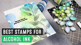 Best Stamps & Dies for Alcohol Ink Cards | Altenew