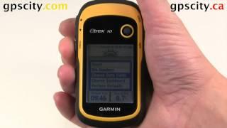 The Trip Computer Screen in the Garmin eTrex 10 Handheld GPS