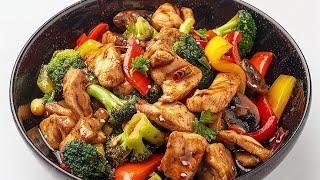 Chicken wings with Mixed vegetables | Chicken Stir Fry Recipe | Chicken wings with broccoli .