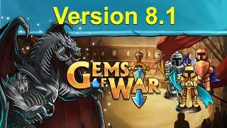 Gems of War: Version 8.1 Patch Notes, Select Craftable Dragonite Dragons, and Fancier Kingdom Story