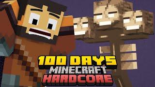 I Survived 100 Days in HARDCORE Minecraft