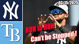 New York Yankees vs Tampa Bay Rays [FULL GAME] Highlights (03/15/2025) | MLB Highlights 2025