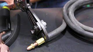 How to make a lightweight stick welding stinger whip from an old tig rig power cable?