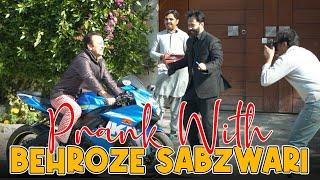 | PRANK WITH BEHROZ SABZWARI | ( TV ACTOR)  By Nadir Ali & Team in | P4 Pakao | 2022