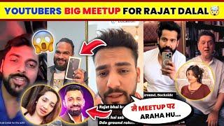 OMG! Elvish Yadav BIG MEETUP For Rajat Dalal Ft: Rajveer Shishodia,Love Kataria| Rajat Dalal Meetup