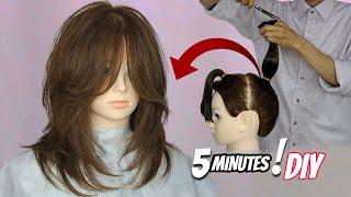 easy! LAYERED HAIRCUT tutorial |DIY