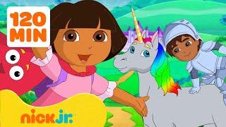 Dora | ¡Maratón de EPISODIOS de Dora la Exploradora USANDO DISFRACES! ️ | ¡2 horas! | Nick Jr.