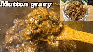 खसीको मासुको ग्रेभी/ Mutton gravy recipe #sakukokitchen #muttongravy