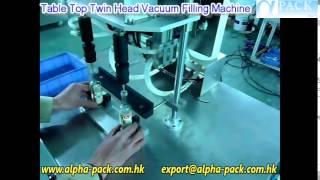 Table Top Twin Head Vacuum Filling Machine