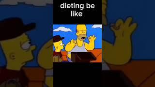 dieting tips. #funny #comedy #dieting #dietingtips #simpsonsclips