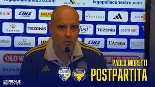 Conferenza Postpartita: Coach Paolo Moretti (Verona-Torino 73-78)