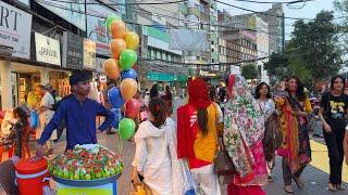 [4K]  Liberty Market Lahore, Pakistan: Walking Tour of Shops and Food