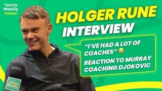 Holger Rune Interview! Did he ask Andy Murray to coach him? Why he is bringing the CRAZY in 2025!