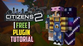 Citizens2 Minecraft Plugin Tutorial Download Free 2023