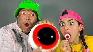 Mukbang Giant Eyeballs | Funny Mukbang Videos by DUBYBUBA