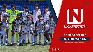  EN VIVO - Liga Primera  CS Sébaco U20 Diriangén U20 | Torneo Clausura 2025 - Jornada 12