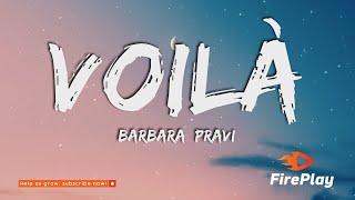 Barbara Pravi - Voilà (Paroles/Lyrics)