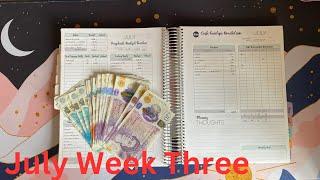 UK Cash Stuffing | £235| July Week 3 | Budget Review for July Week 2