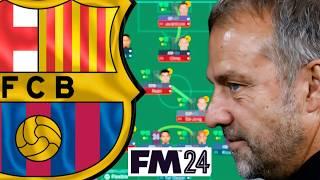 Flick's Barcelona Tactic that DOMINATED Real Madrid | Football Manager