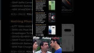 Motorola Edge 60 vs Infinix GT 30 Pro vs Nothing Phone 3a: Which Budget Phone Wins?