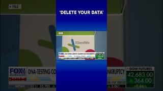 23andMe users urged to delete their data as DNA-testing brand files for bankruptcy #shorts