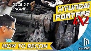 #KiaBongo3#OffroadTruck#HyundaiPorter  HOW TO RECON A SURPLUS UNIT (HYUNDAI PORTER 2 D4CB ENGINE