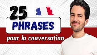  25 French PHRASES for daily conversation | VOCABULARY lesson