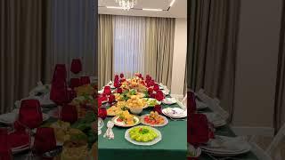 Дастархан на 10 гостей #той #food #cooking #свадьба #ресторан #еда