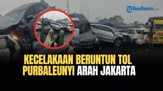 LIVE :  Kecelakaan Beruntun Tol Purbaleunyi Arah Jakarta, Penumpang Histeris