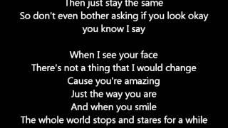 Bruno Mars - Just the way you are Lyrics