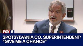 FOX 5 DC Full Interview with Controversial Spotsylvania County School Board Superintendent