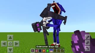 Every Shin Sonic vs Jenny Enderwoman Mod ADDON UPDATE in MINECRAFT PE