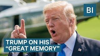 TRUMP: I have 'one of the great memories of all-time'