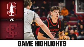 Stanford vs. Santa Clara Game Highlights | 2024-25 ACC Men's Basketball