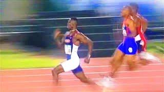 Michael Johnson 200m - 19.32sec H D Superhuman performance.To beautiful view from different cameras…