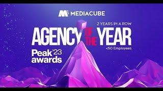 #MEDIACUBE Performance Agency of the Year 2023, up to 50 employees for the 2nd consecutive year!